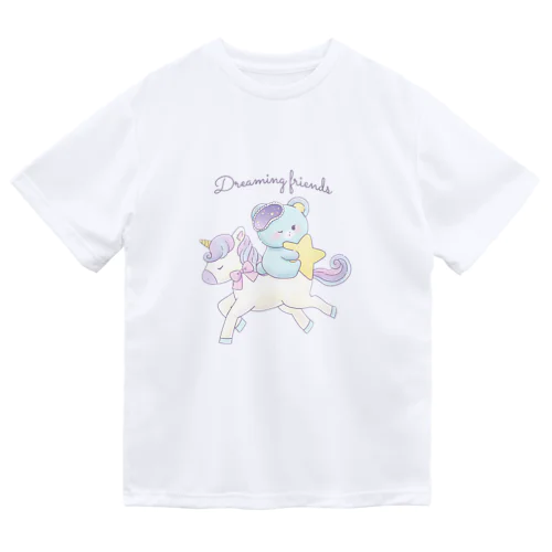 ユニコーンとメル Dry T-Shirt