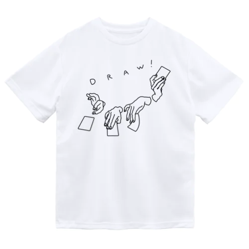 DRAW !(ドロー！)(黒線ver.) ドライTシャツ