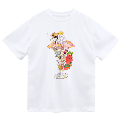 ピーチパフェ ドライTシャツ