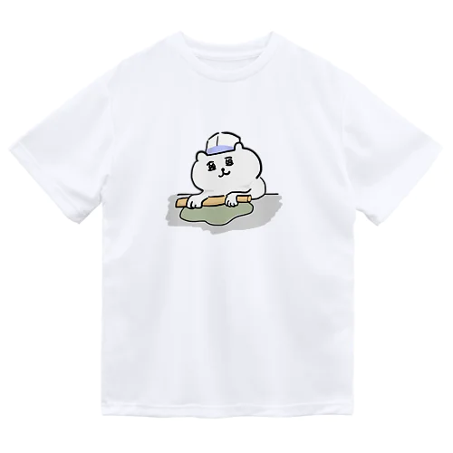 蕎麦打ち猫 ドライTシャツ