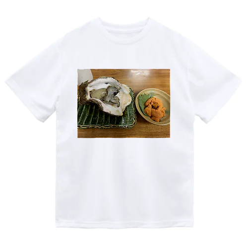 牡蠣とウニ ドライTシャツ