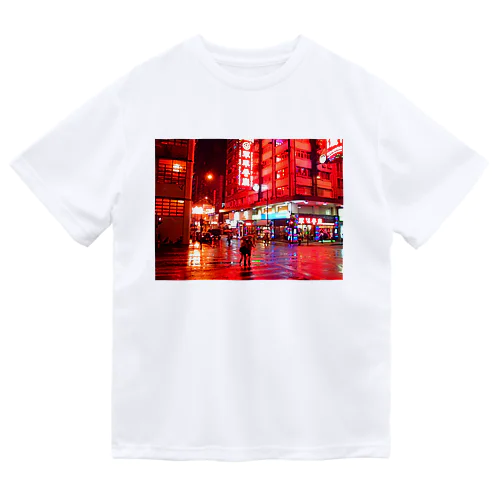 【We♥︎︎香港】 red rainy rendezvous ドライTシャツ