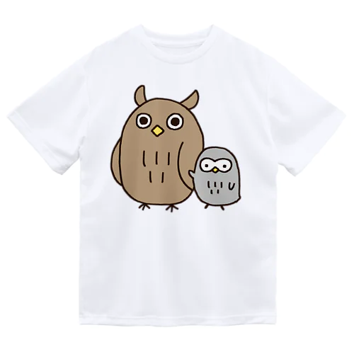 ふくろうふーさんとくーちゃん Dry T-Shirt