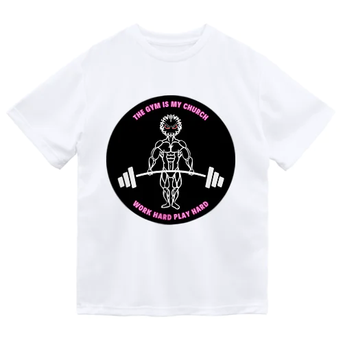 The gym is my churchくん ドライTシャツ