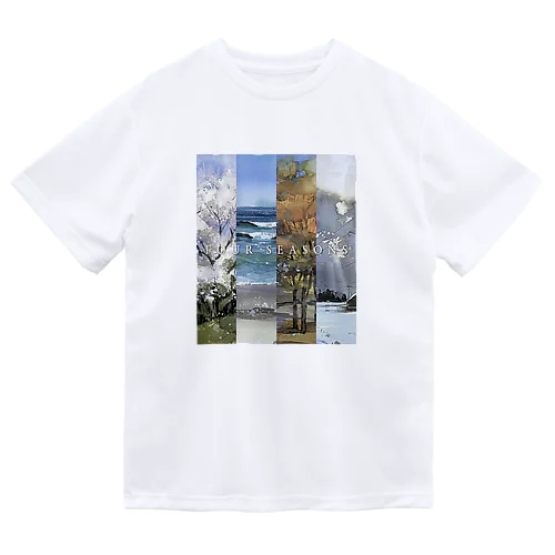 【水彩】FOUR SEASONS Dry T-Shirt