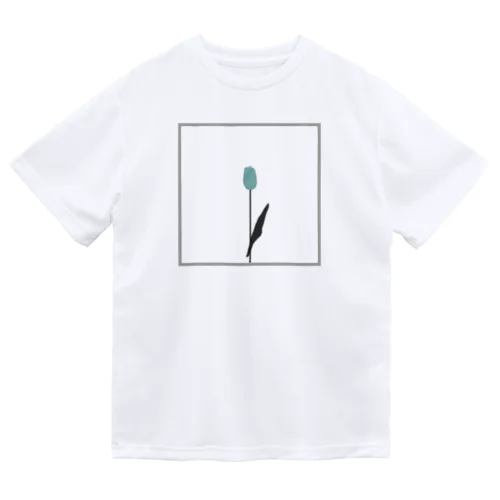 grayturquoiseBlue ドライTシャツ