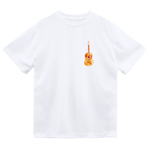 ギター(orange) ドライTシャツ