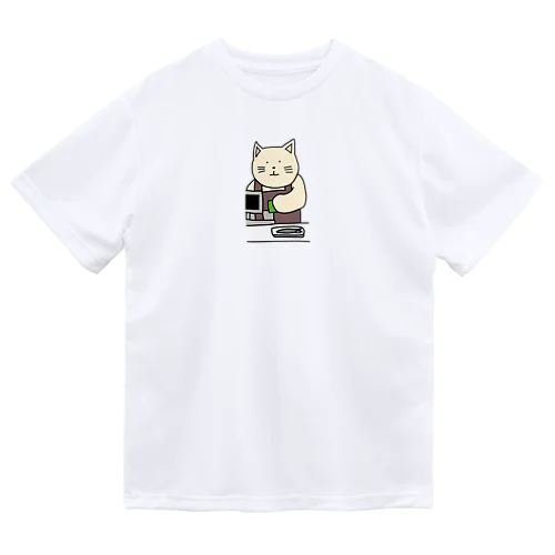 レジねこ ドライTシャツ