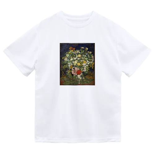 ゴッホ　/　花瓶の花の花束　Bouquet of Flowers in a Vase 1890 ドライTシャツ