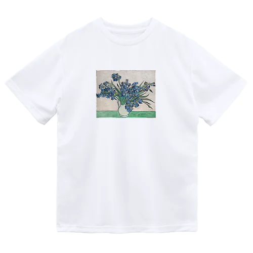 ヴィンセントヴァンゴッホ  / アイリス  Irises 1890 ドライTシャツ