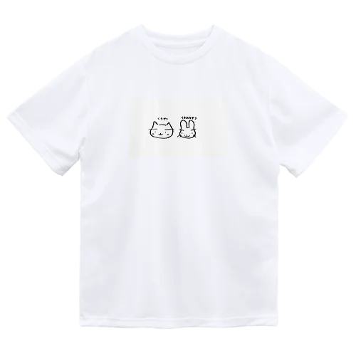 ねことうさぎ Dry T-Shirt