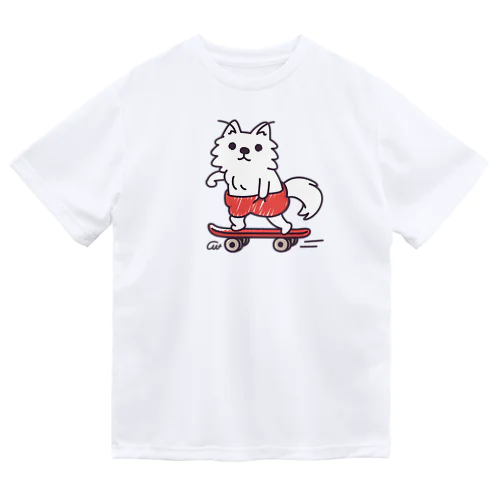 赤ぱんポメラのスケボー Dry T-Shirt