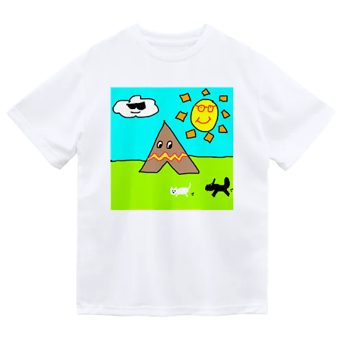 キャンプ ドライTシャツ