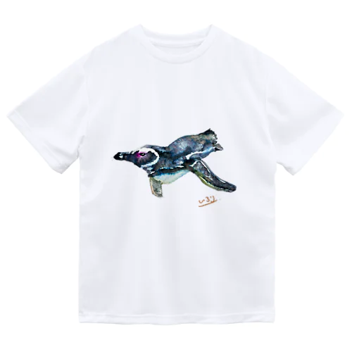 泳ぐペンギンちゃん Dry T-Shirt