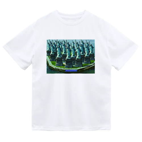 自由の女神群像(MAGA)-MAD AMANO Dry T-Shirt