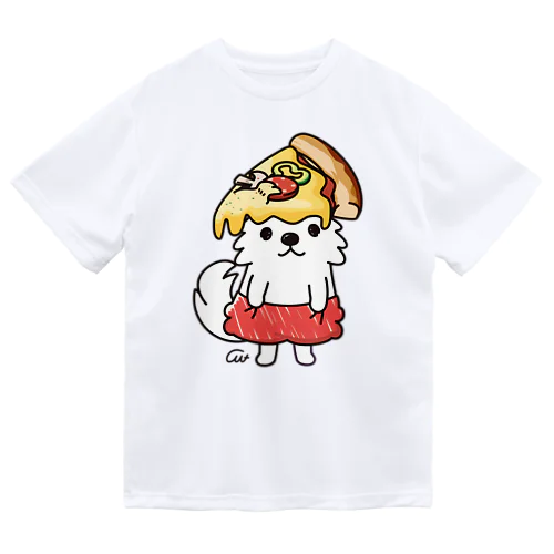 PIZZAゲットした　ポメラニアン Dry T-Shirt