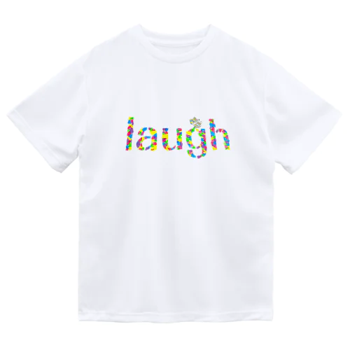 laugh！黒柴 ドライTシャツ