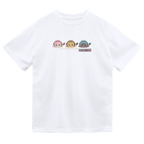 ぺたんこlionいちごバナナミント ドライTシャツ