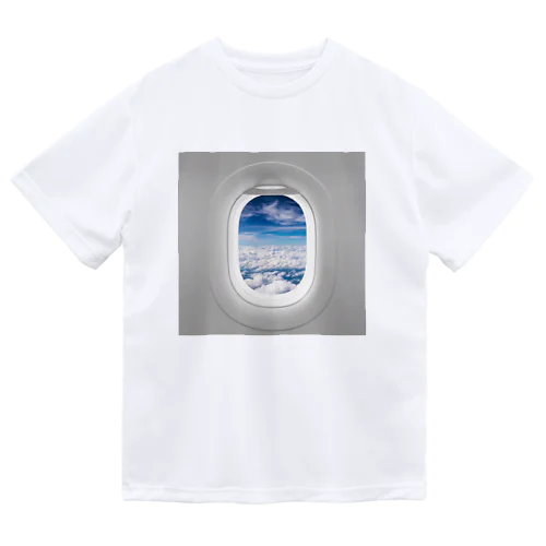 jet streamジェットストリーム 飛行機の窓から Dry T-Shirt