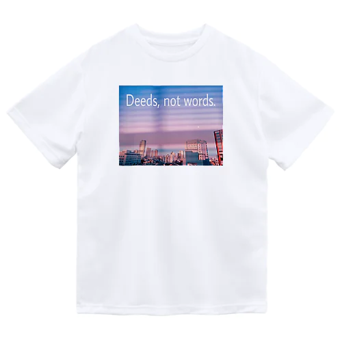 東京の夕暮れ ドライTシャツ