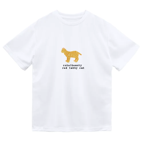 猫1-5 茶トラ猫 ドライTシャツ