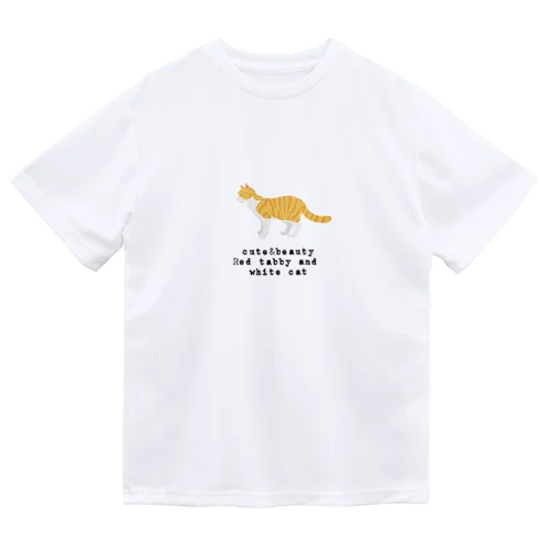 猫1-8 茶白猫 ドライTシャツ