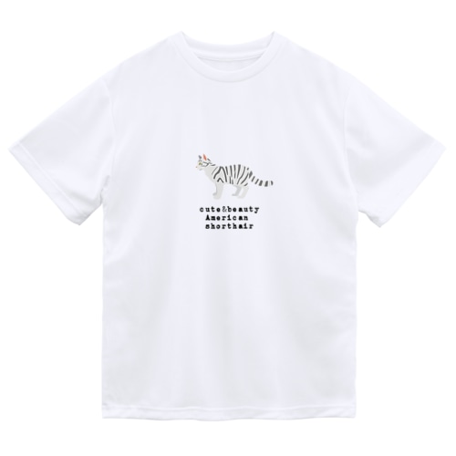 猫1-11 アメリカンショートヘア Dry T-Shirt