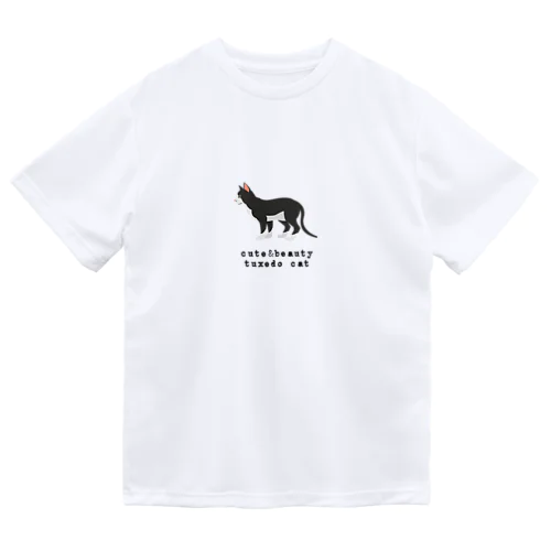 猫1-17 タキシード猫 Dry T-Shirt