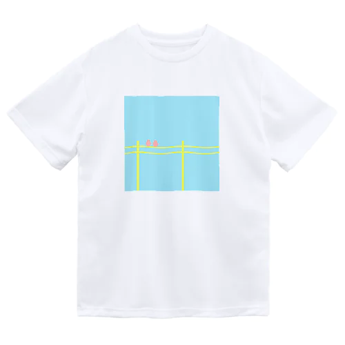 小鳥と電信柱 Dry T-Shirt