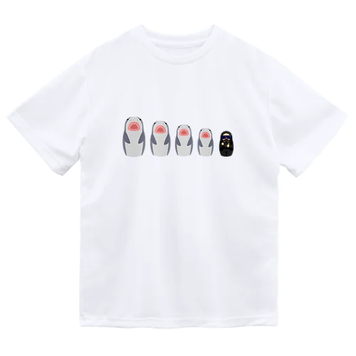 マトリョーシカ/サメ&ダイバー Dry T-Shirt