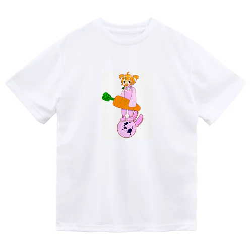 ウサギのなかの子 ドライTシャツ