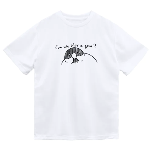 文鳥「Play a game?」 Dry T-Shirt