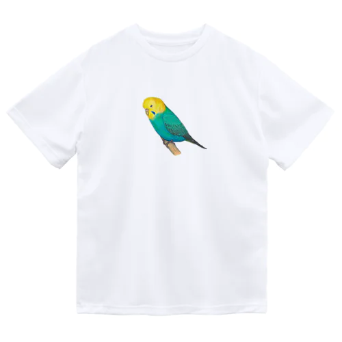 [森図鑑]セキセイインコレインボー Dry T-Shirt