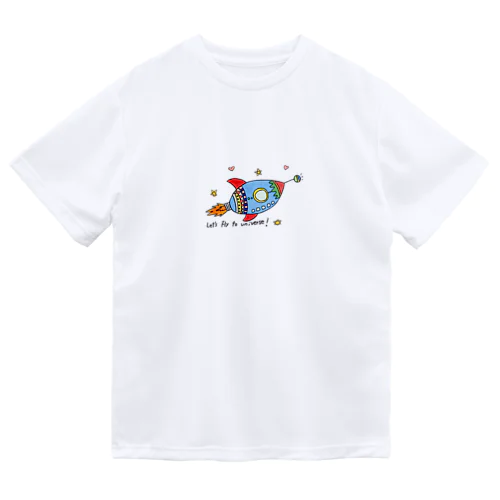 宇宙へGo！ ドライTシャツ