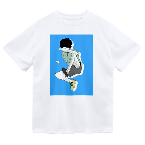 卓球する男 Dry T-Shirt