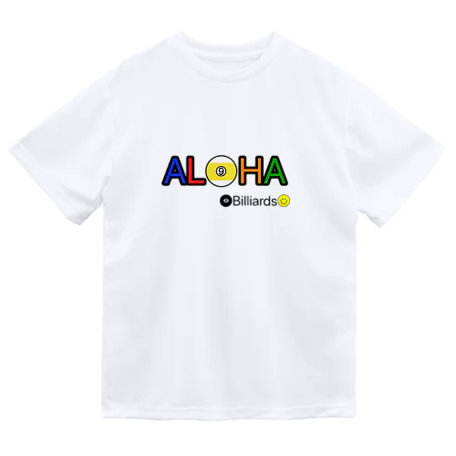 ALOHA Billiards ビリヤード デザイン ドライTシャツ