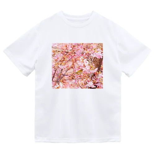 めじろとさくら（その１） Dry T-Shirt