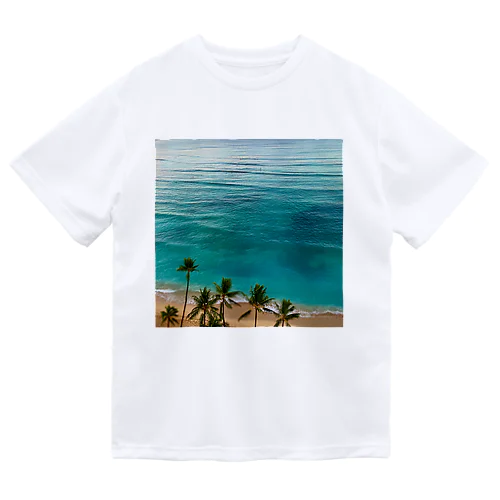Waikiki beach 自分で撮ったシリーズ。 ドライTシャツ