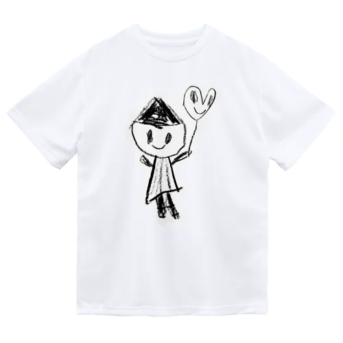 こまじょの「はるかぜ」ちゃん（ラブ風船） ドライTシャツ