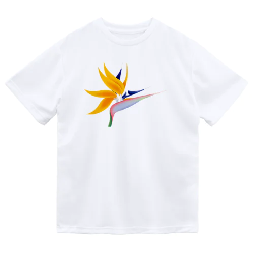 カラフルな花　ストレリチア・極楽鳥花 Dry T-Shirt