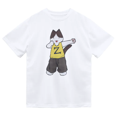 フィットネスにゃんこ 踊る４ Dry T-Shirt