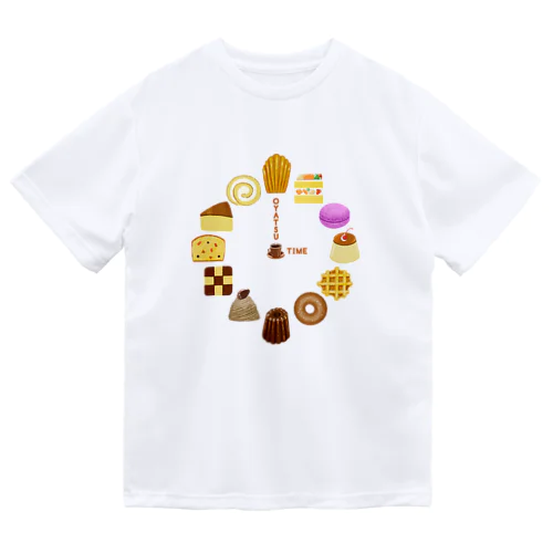 OYATSU TIME  洋菓子 時計 271 Dry T-Shirt