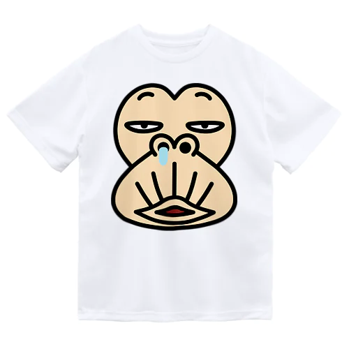 イラッとお猿さん　アップ Dry T-Shirt