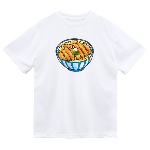 ぶちゃくま。カツ丼 ドライTシャツ