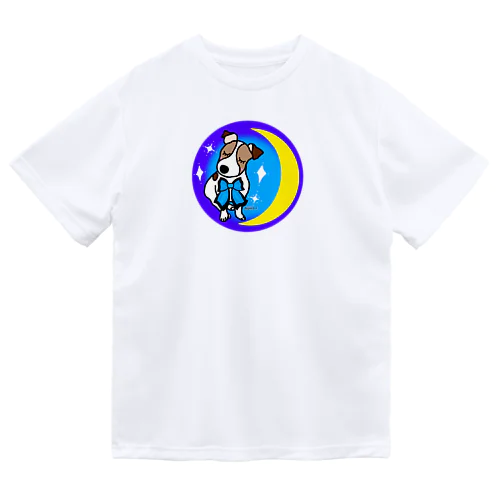 夢の国へ　ジャックラッセルテリア犬 Dry T-Shirt