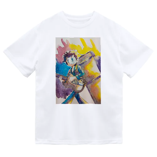 ジミヘンなギター女子🎸 ドライTシャツ