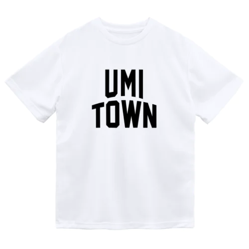 宇美町 UMI TOWN ドライTシャツ