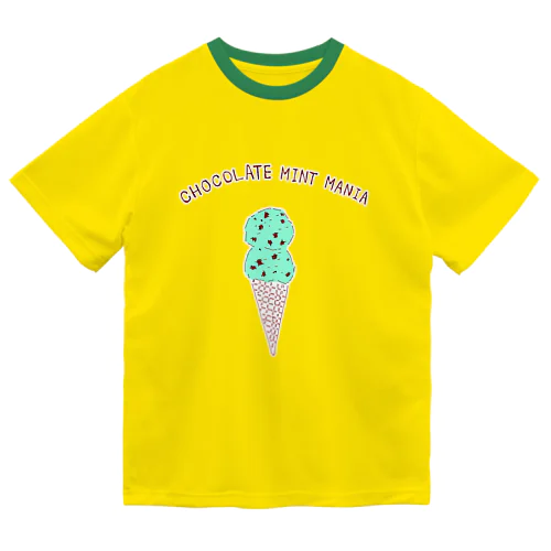 チョコミントマニア専用デザイン ドライTシャツ