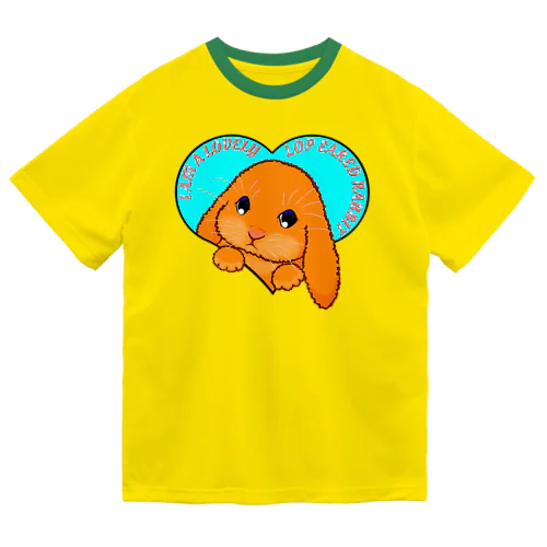 Lop eared rabbit(ロップイヤーラビット) 英語バージョン ドライTシャツ