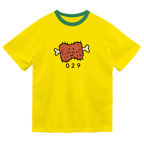 笑顔のお肉（ヒッピー） ドライTシャツ